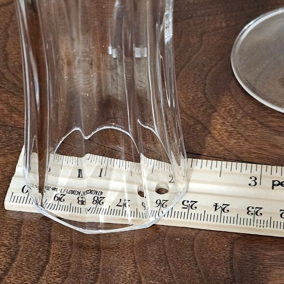 Cristal d'Arques Longchamp Champagne Flutes 8" Cut Crystal Glasses vintage - Picture 7 of 7